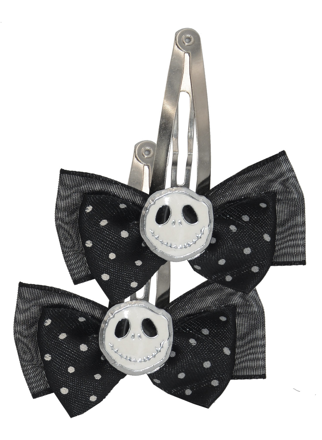 Hårspænde til skeletansigt