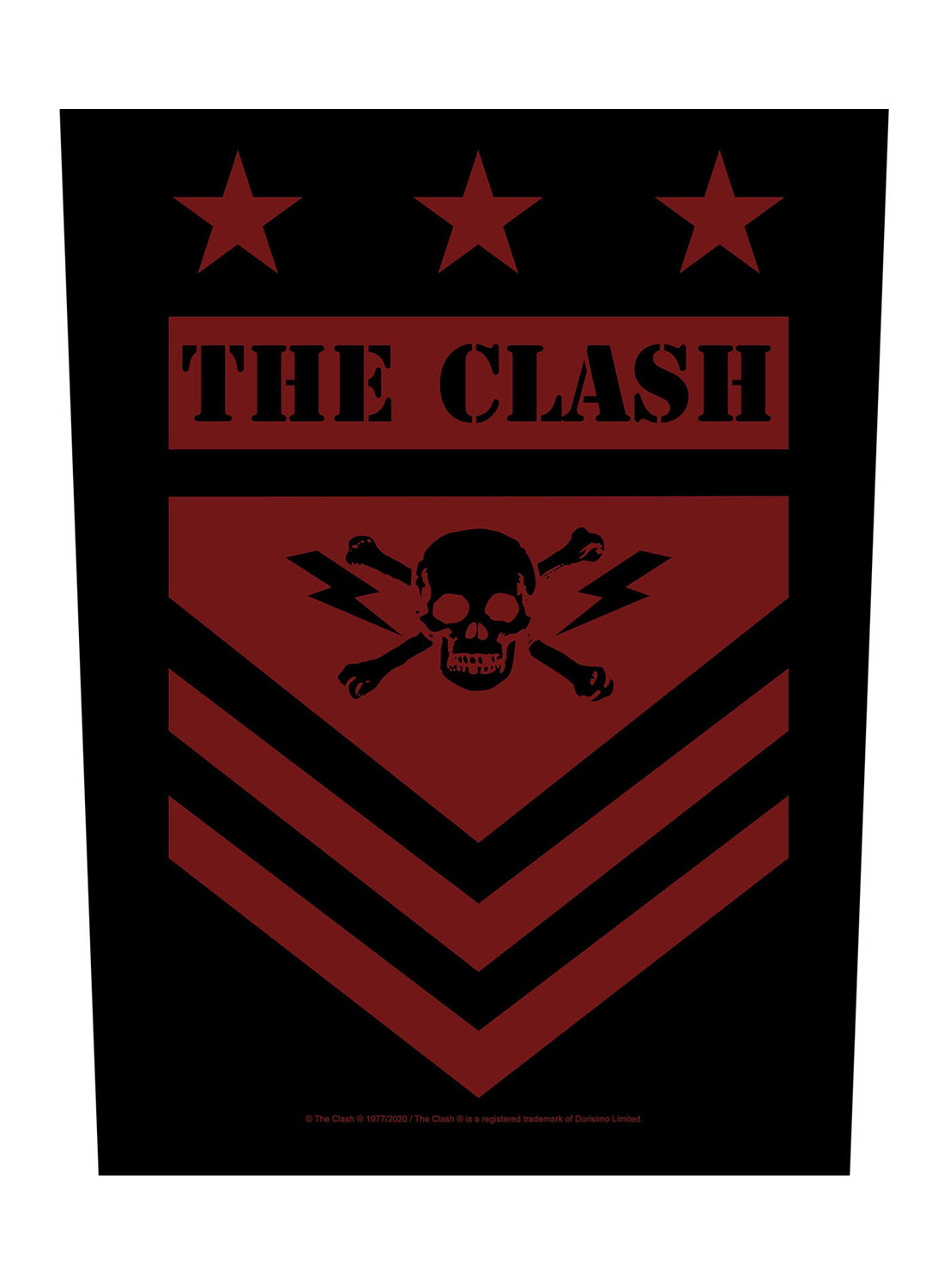 Clash Military Shield-rygmærke