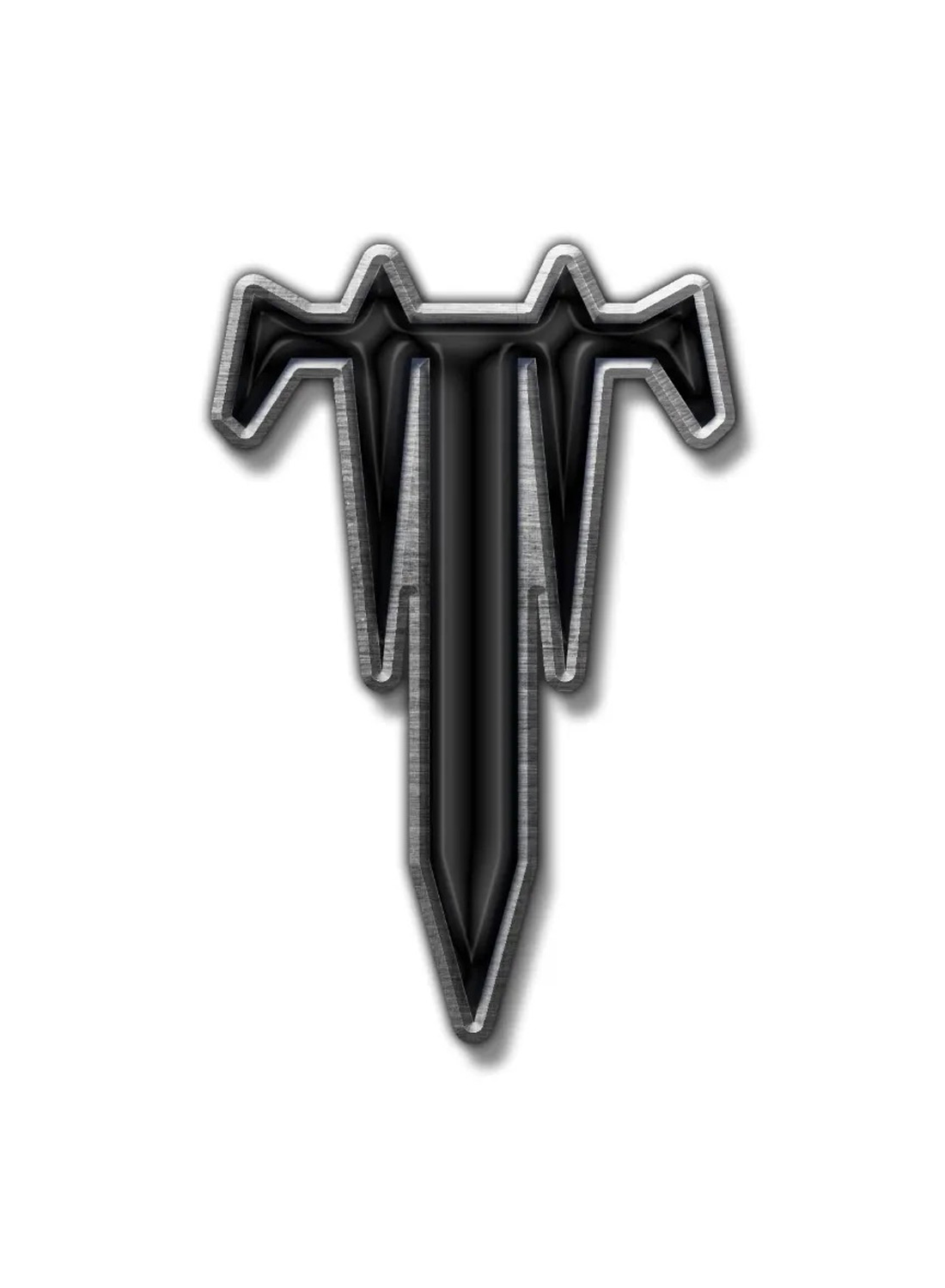 Trivium T-logo metalmærke