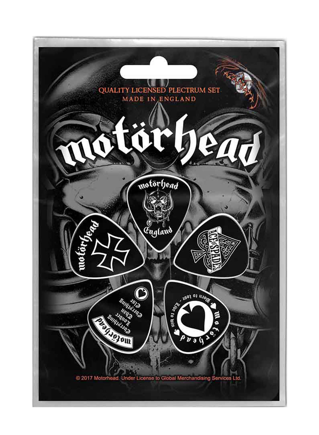 Motörhead England Plektrumpakke