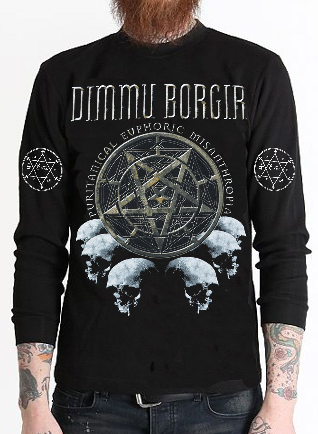 Dimmu Borgir Puritansk Euforisk Misantropi Langærmet T-shirt