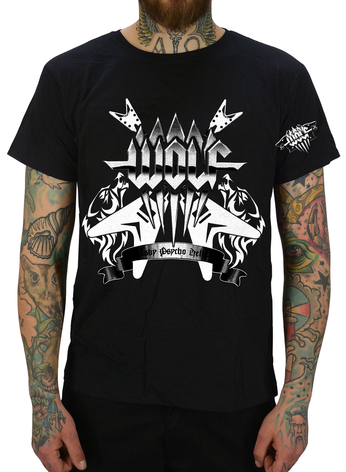 Wolf Whiskey Psycho Hellions T-shirt