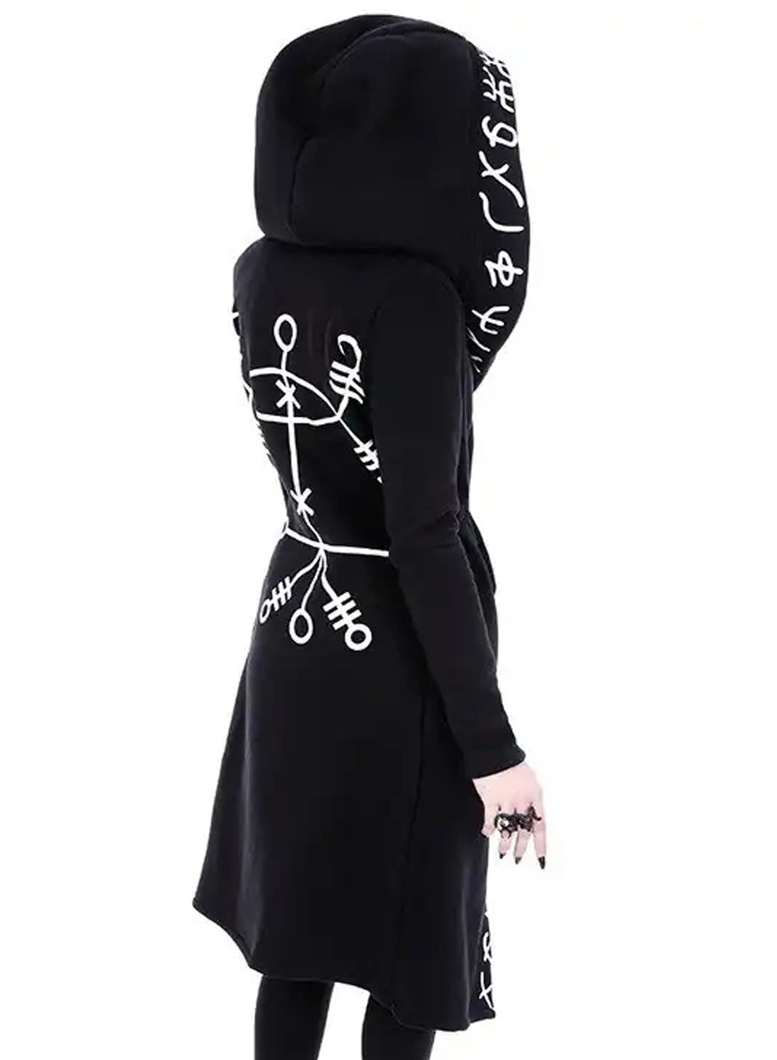 Restyle Runes Hættetrøje