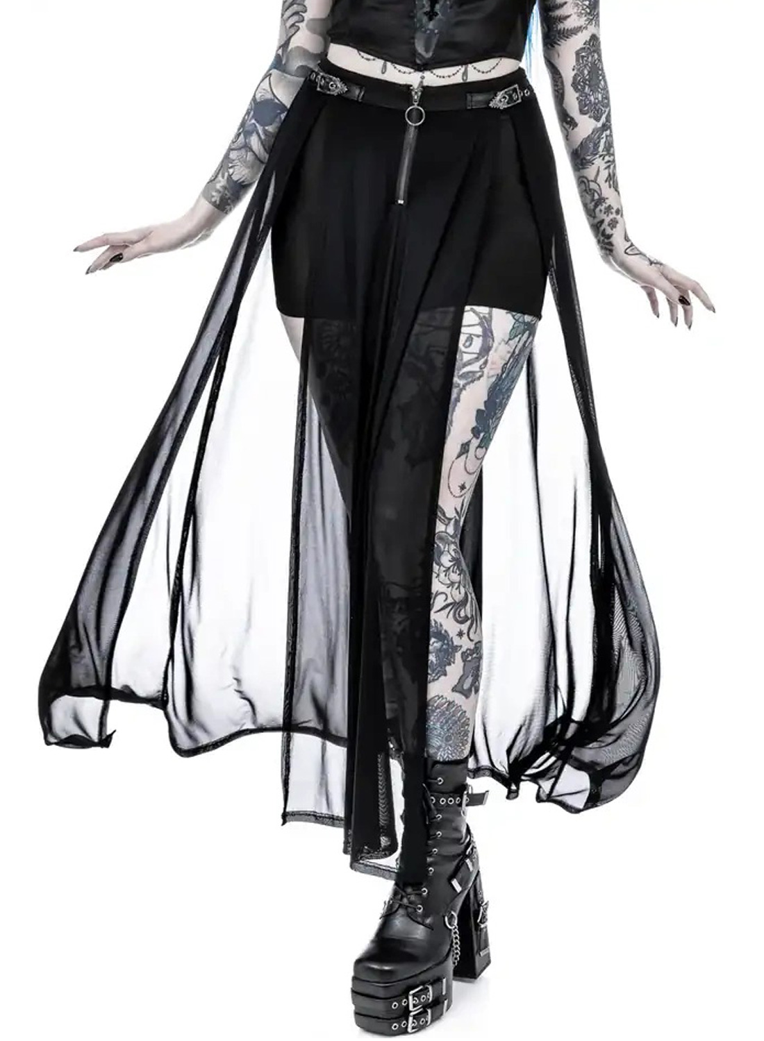 Restyle Shadows Maxi Nederdel