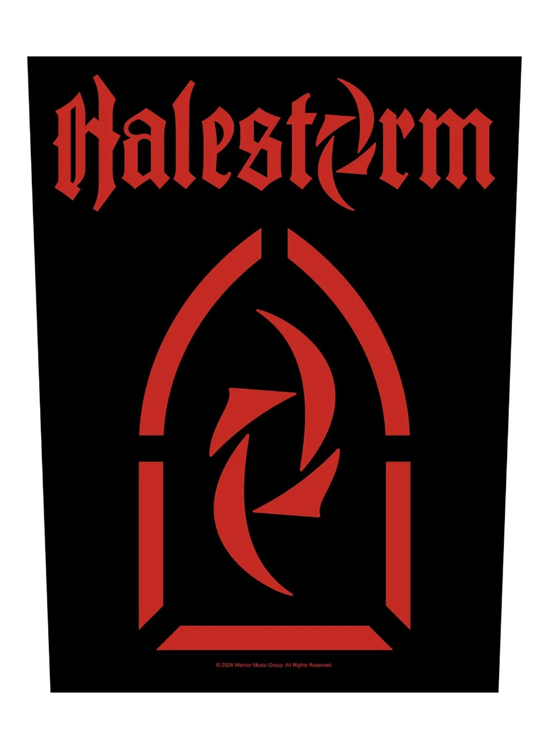 Halestorm logo rygmærke