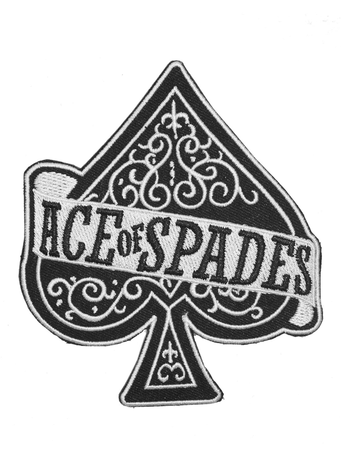 Ace Of Spades Broderet patch