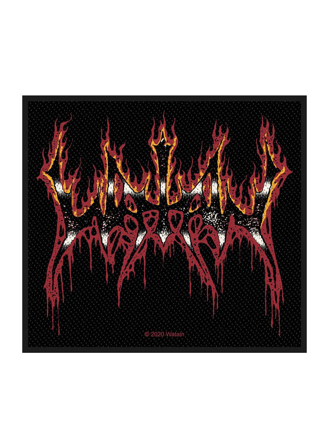 Watain Flaming Logo Patch