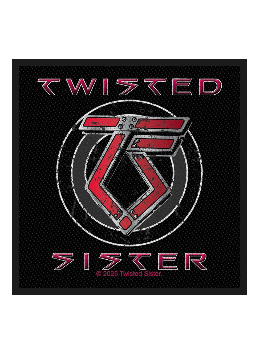 Twisted Sister TS Logo Patch