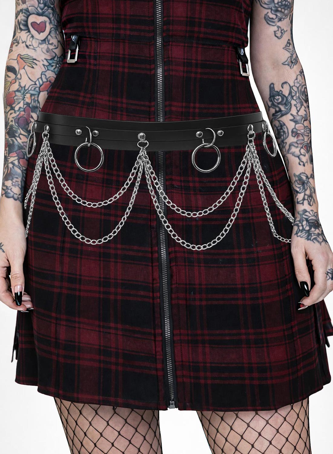 Sidekædebælte i metal