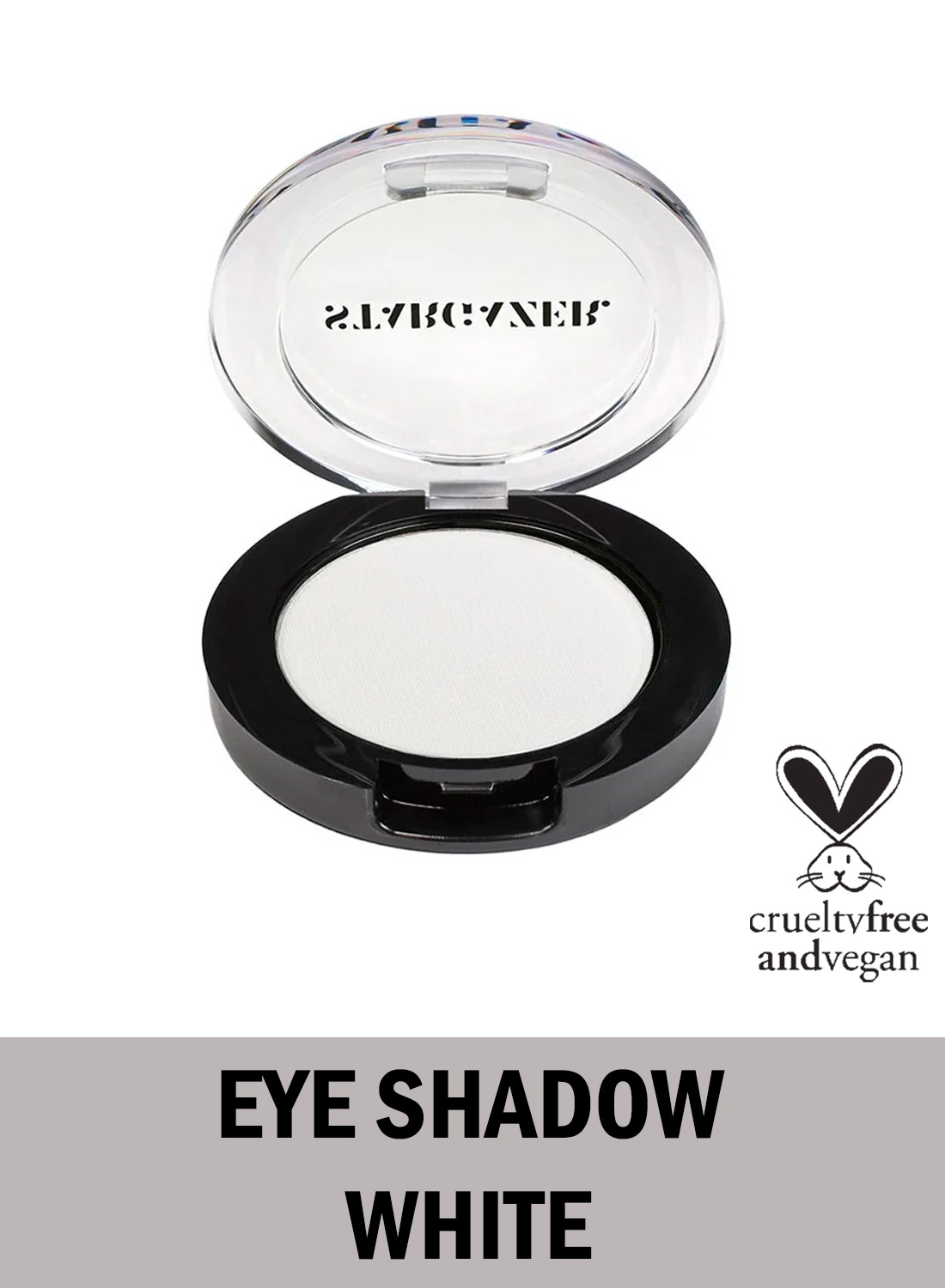 Stargazer Eye Shadow Hvid hvid vegansk øjenskygge